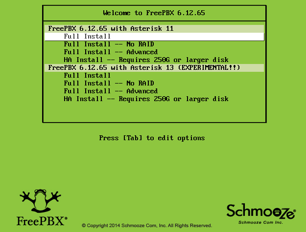 instalar centralita freepbx