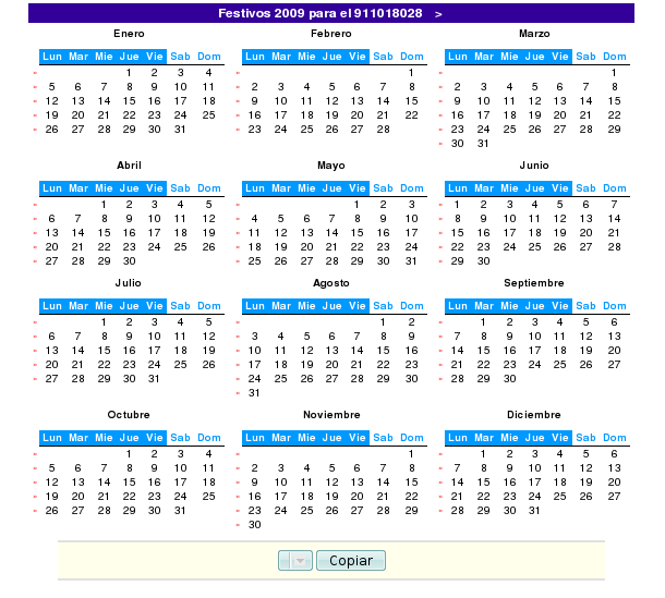 desvios dias festivos