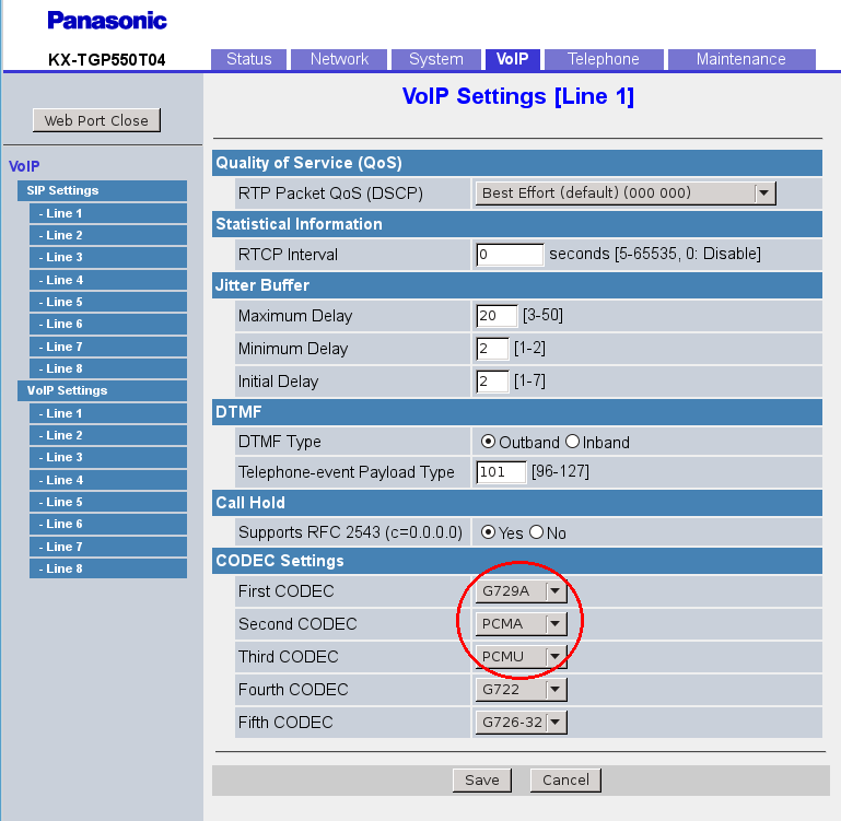 panasonic voip