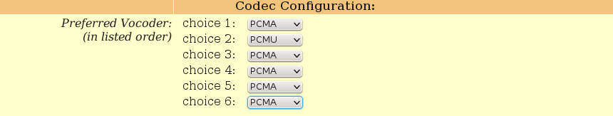 cambiar codec