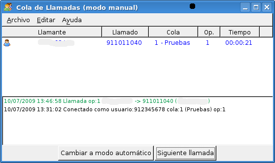alta cola llamada