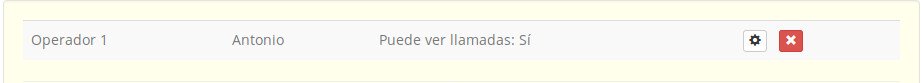 cola de llamadas alta