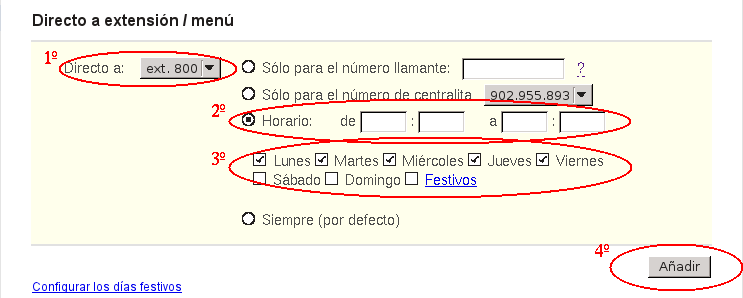 etiqueta numero de Centralita Virtual