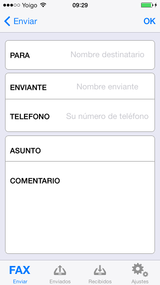 fax para iphone