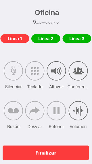 llamada saliente voip